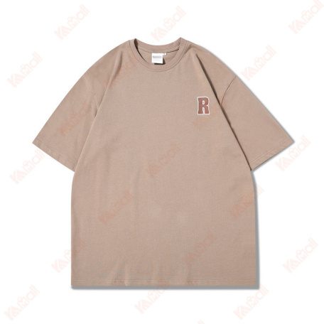 simple design khaki t shirts